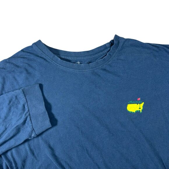 Masters Graphic Shirt Mens XL Long Sleeve Augusta National Golf Club 2020 Blue - Picture 1 of 11